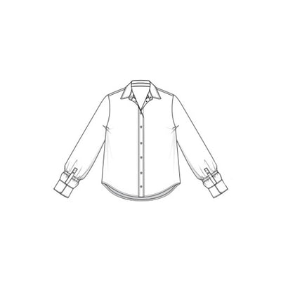 Liverpool Los Angeles - Womens Adjustable Slv Button Front Woven Top