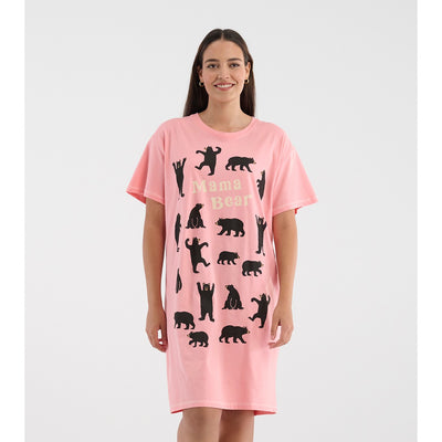 Little Blue House - Mama Bear Womens Sleepshirt