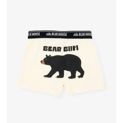 Little Blue House - Bear Bum Boys Boxers