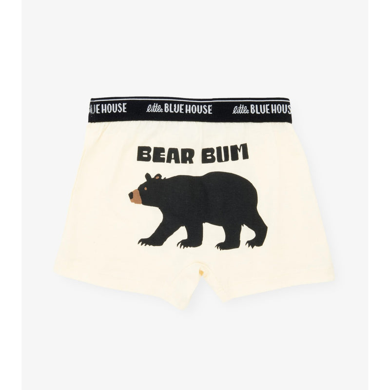 Little Blue House - Bear Bum Boys Boxers