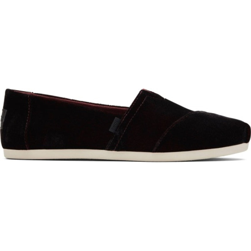 TOMS - Womens Alpargata Classic - Deep Burgundy Jewel Velvet