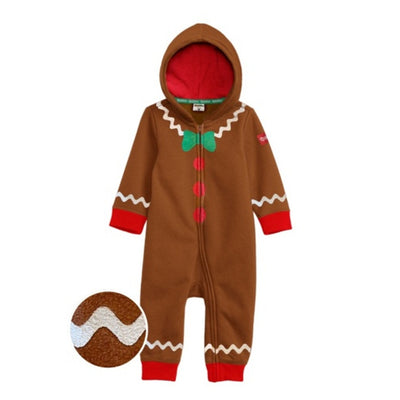 Tipsy Elves - Baby / Toddler Gingerbread Jumpsuit