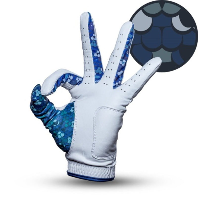 Bogey Bros - Unisex Whale Tail Navy Glove Left Hand
