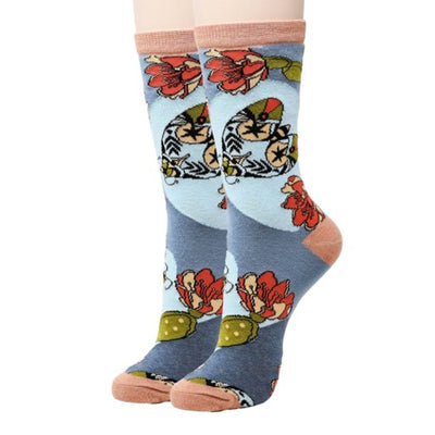 Oooh Yeah - Womens Cactus Breeze Women's Crew Socks