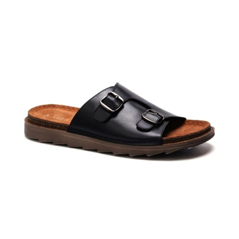 AV Universal - Mens Havana Double Strap Sandal