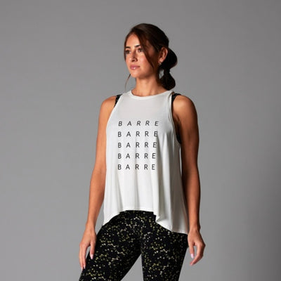 Thirty Three Threads - Unisex Ab Tie Back Tank White