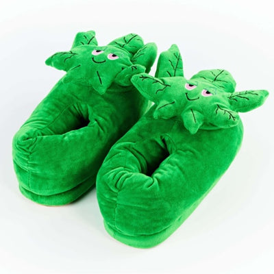 Oooh Yeah - Womens Stonie the Weed-Unisex Hugger Slippers