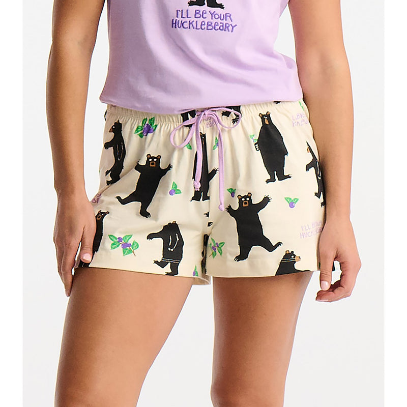 Little Blue House - Lbh Womens Boxer- Hucklebeary