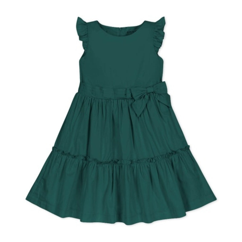 Hope & Henry - Girls Organic Tiered Sateen Party Dress