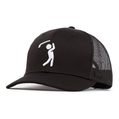 Bogey Bros - Unisex Bogeyman Black/Black Mesh Trucker Hat Snapback