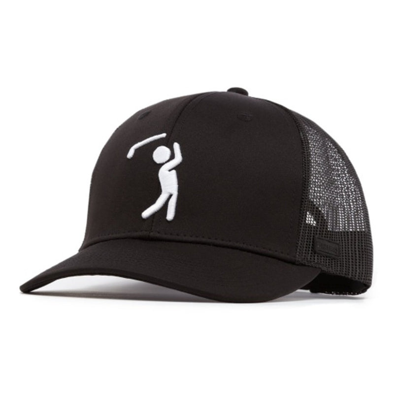 Bogey Bros - Unisex Bogeyman Black/Black Mesh Trucker Hat Snapback