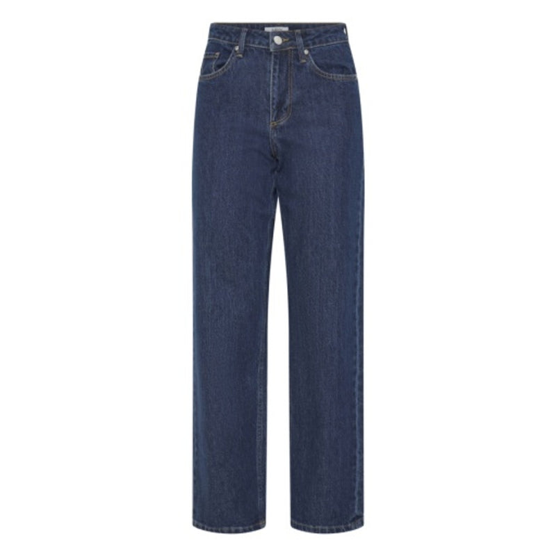 DK Company - Womens Bykajane Straight Jeans - Dark Blue Denim