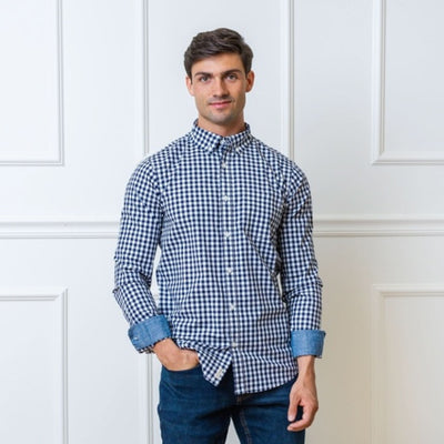 Hope & Henry - Mens Organic Stretch Poplin Shirt