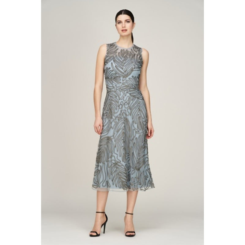JS Collections - Womens Cassandra Tea Length Dress