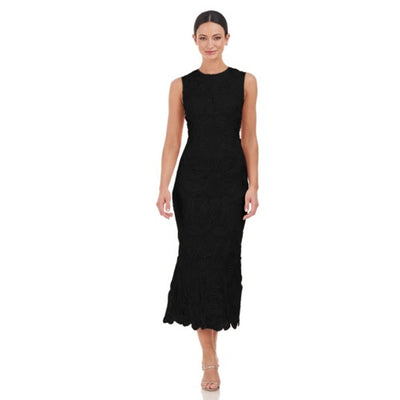 JS Collections - Womens Meli Soutache Tea Length Dress