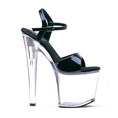 Ellie Shoes - 8" Heel Clear Bottom Sandal