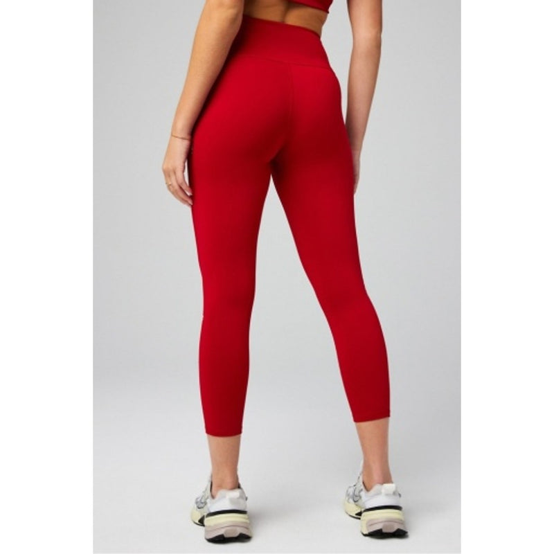 Fabletics - Womens Define High-Waisted 7/8 - Holly Berry