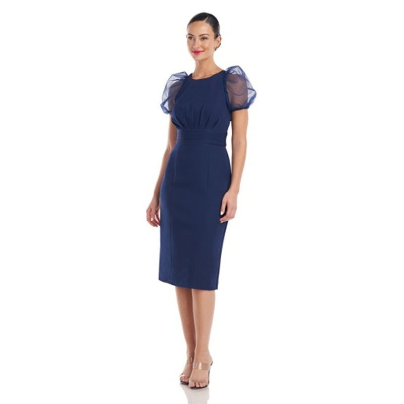 JS Collections - Womens Harley Puff Cocktail Dress