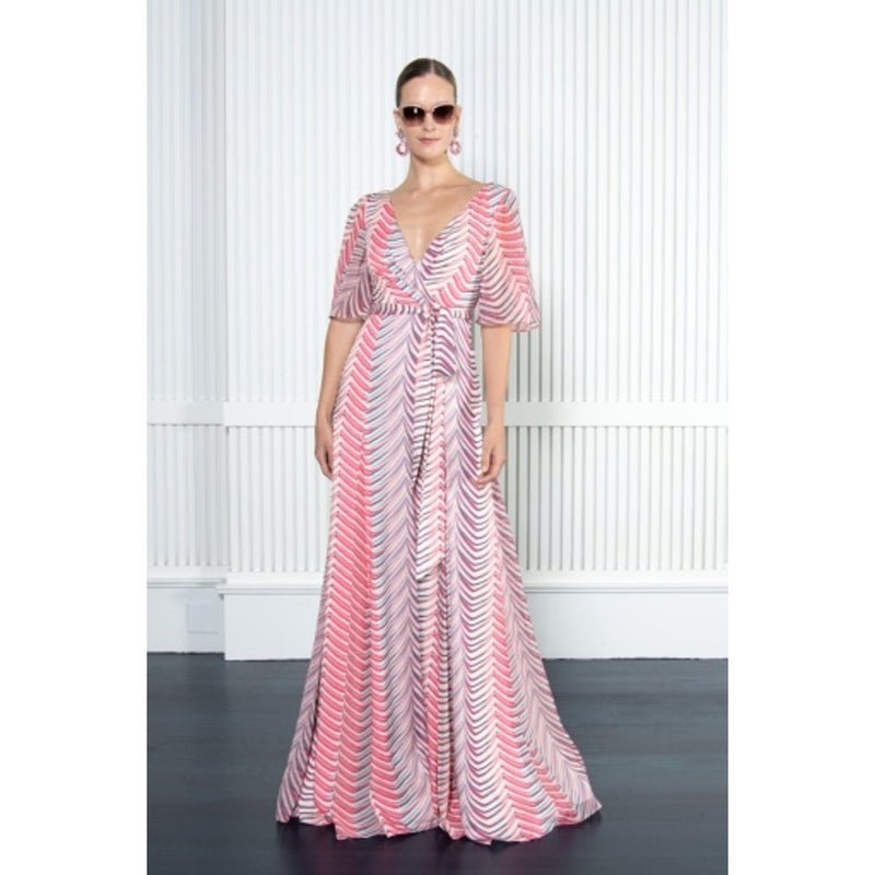 Badgley Mischka - Womens Chevron Flttr Slv