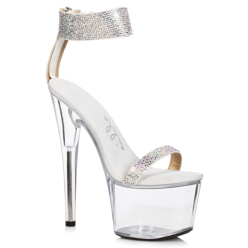 Ellie Shoes - 7" Stiletto with Rhinestone Strap