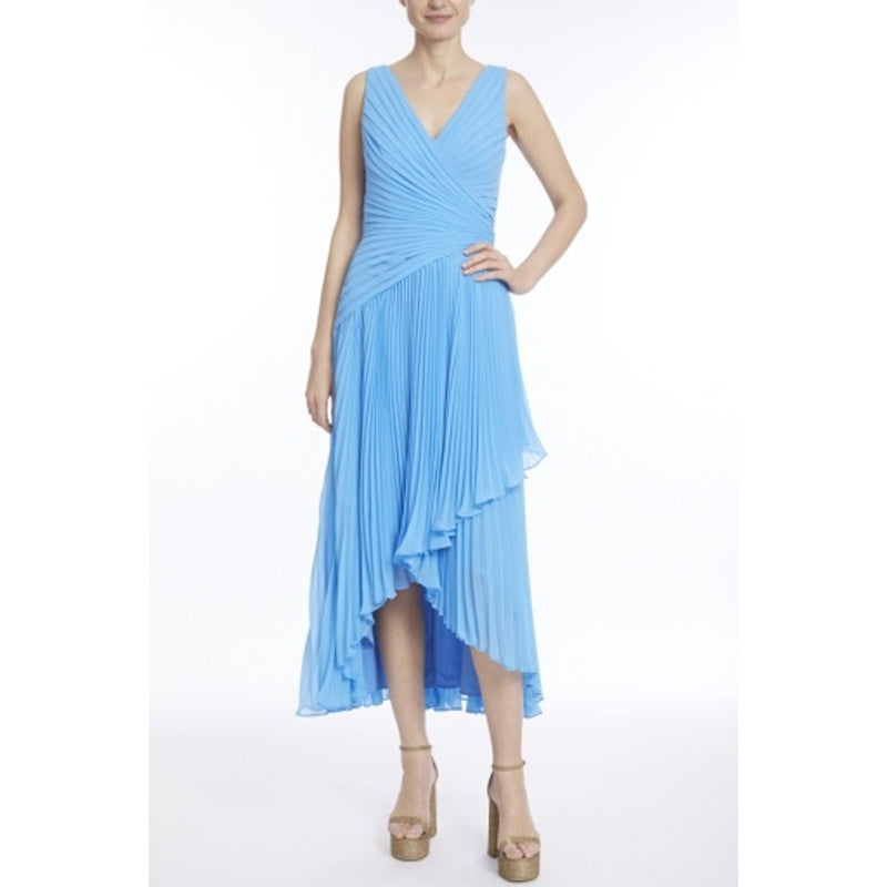 Badgley Mischka - Womens Pleated Dress