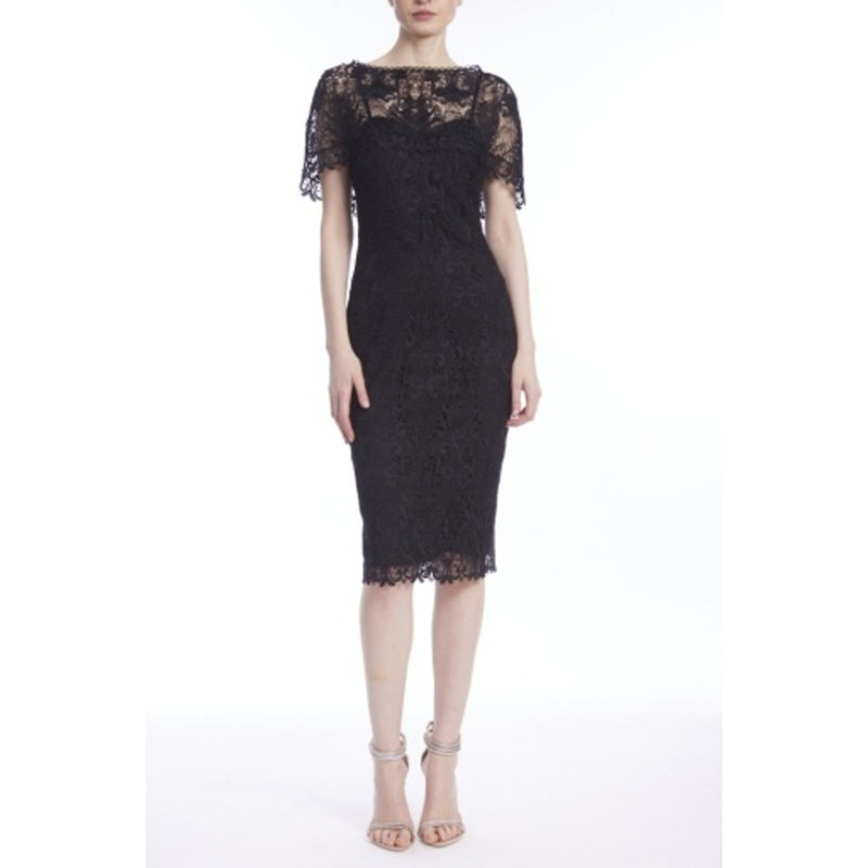 Badgley Mischka - Womens Lace Dress Cape