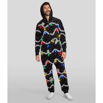 Tipsy Elves - Mens Glow Getter Light Up Jumpsuit