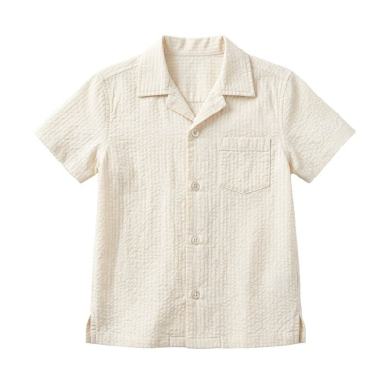 Hope & Henry - Boys Organic Seersucker Camp Shirt