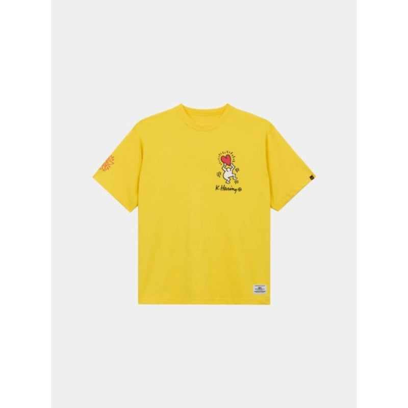 Alpha Industries - Mens Keith Haring X Alpha Graphic Tees 'heart Man'