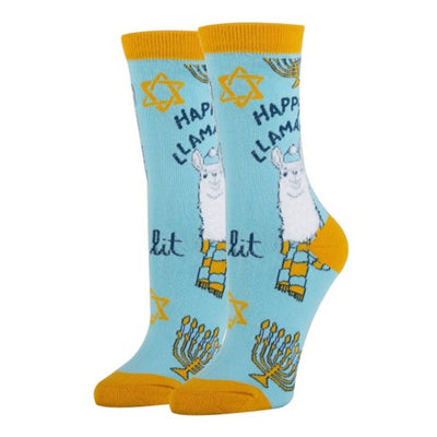 Oooh Yeah - Womens Llamaka Womens Crew Socks