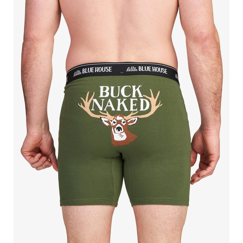 Little Blue House - Buck Naked Mens Boxer Brief