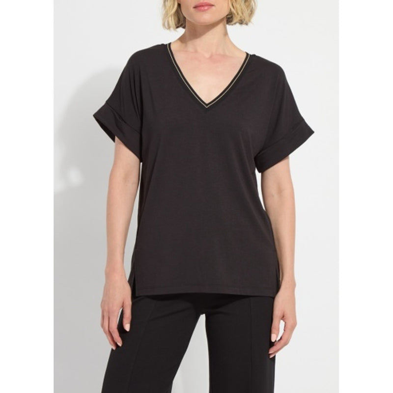 Lysse - Womens Akira Reversible Rolled Up Sleeve Top