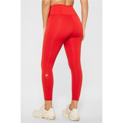 Fabletics - Womens Define High-Waisted 7/8 - Heated Red