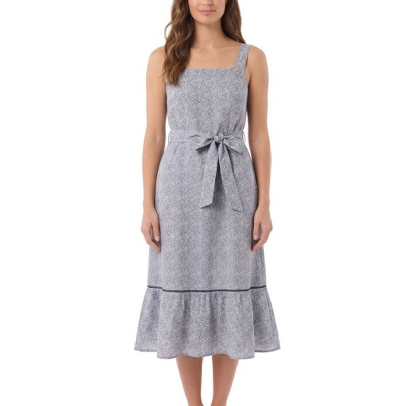 Hope & Henry - Womens Linen Midi Sundress