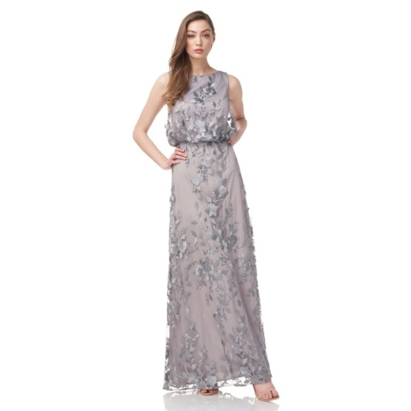JS Collections - Womens Aveline Blouson Gown