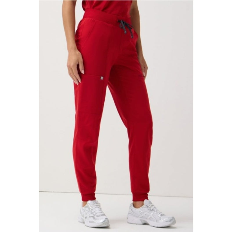 Fabletics - Womens on-Call Scrub Jogger - Holly Berry