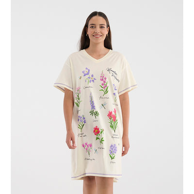 Little Blue House - Wildflowers Womens Sleepshirt