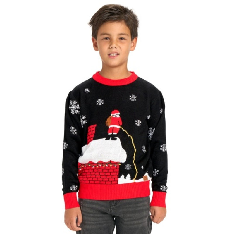 Tipsy Elves - Kids Leaky Roof Ugly Christmas Sweater