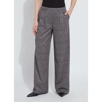 Lysse - Womens Darcy Ponte Pleated Wide Leg Trouser