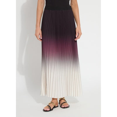 Lysse - Womens Fortunata Packable Pleated Chiffon Midi Skirt