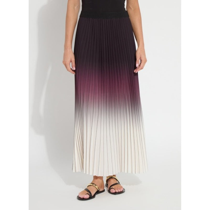 Lysse - Womens Fortunata Packable Pleated Chiffon Midi Skirt