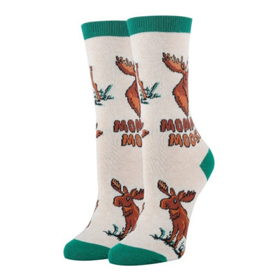 Oooh Yeah - Womens Mommy Moose-Womens Crew Socks