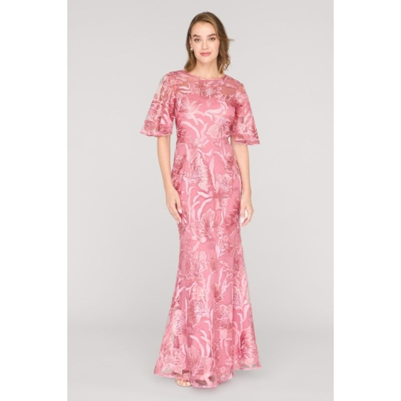 JS Collections - Womens Delphia Mermaid Gown