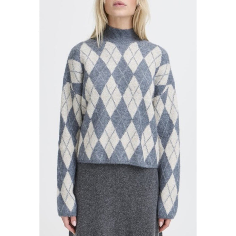 DK Company - Womens Bynafta Argyle Jumper