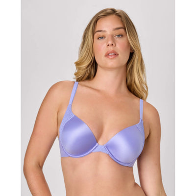 Hanes - Womens Maidenform Natural Boost Demi T-Shirt Underwire Push-Up Bra Lace Trim