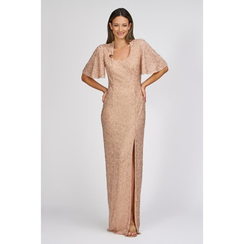 JS Collections - Womens Sage Hardware Gown