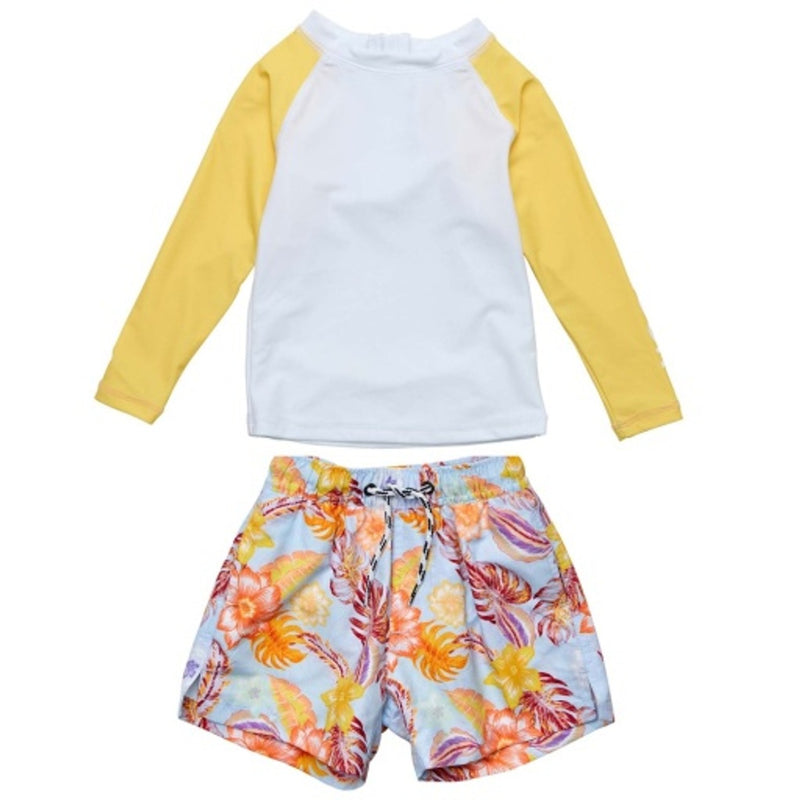 Snapper Rock - Baby Boho Tropical Sustainable Long Sleeve Baby Set