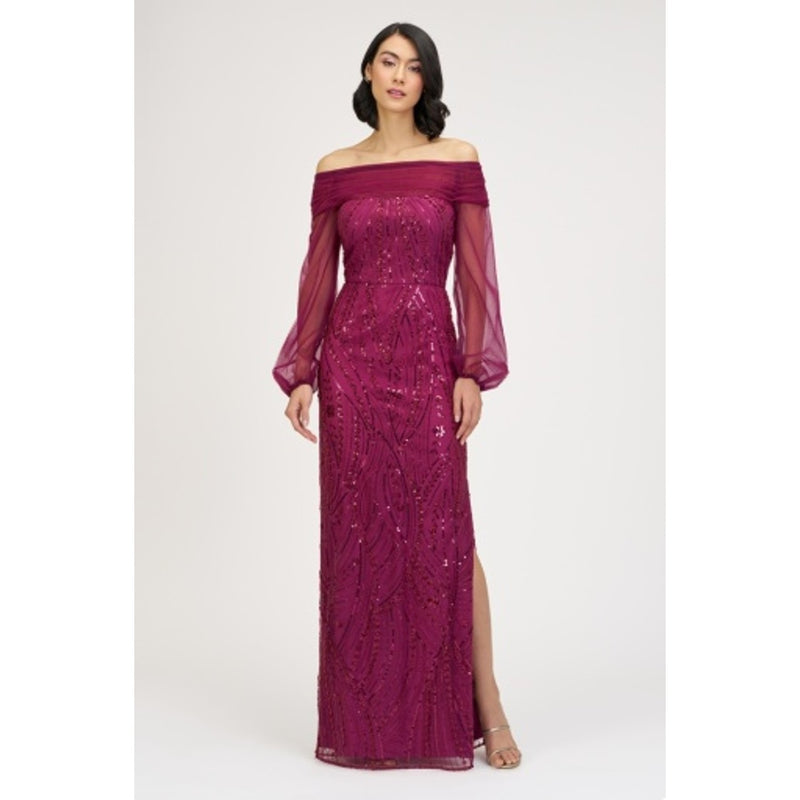 JS Collections - Womens Savannah Column Gown