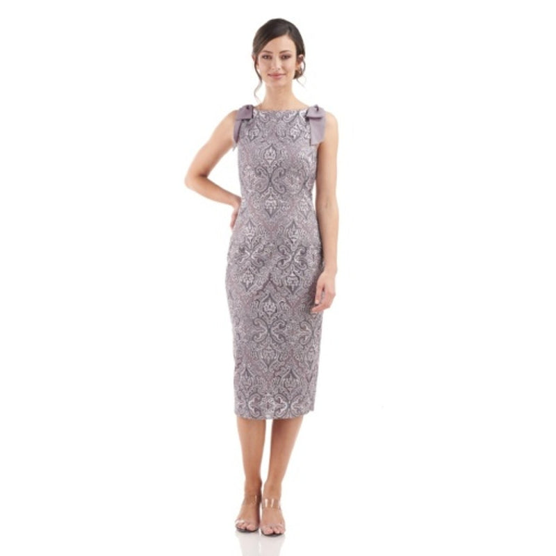 JS Collections - Womens Rachel Bow Midi Dress