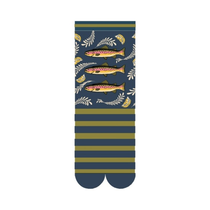Oooh Yeah - Mens Crew Socks Water Trails